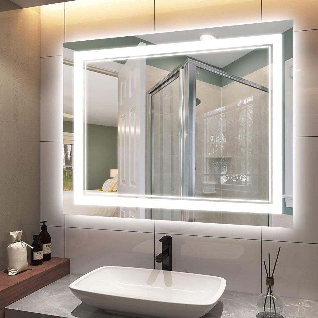 led mirror bathroom