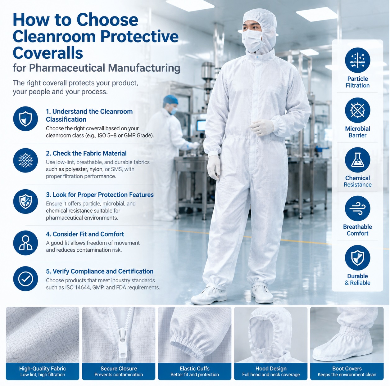 Chemical Protective Coverall 
